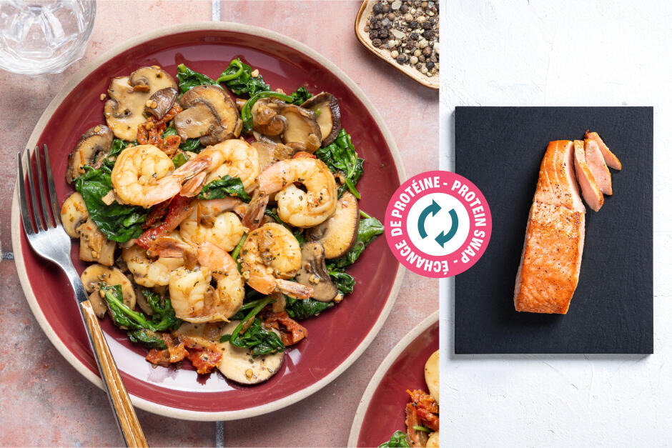 Protein Swap | Tuscan Garlic Salmon Sauté