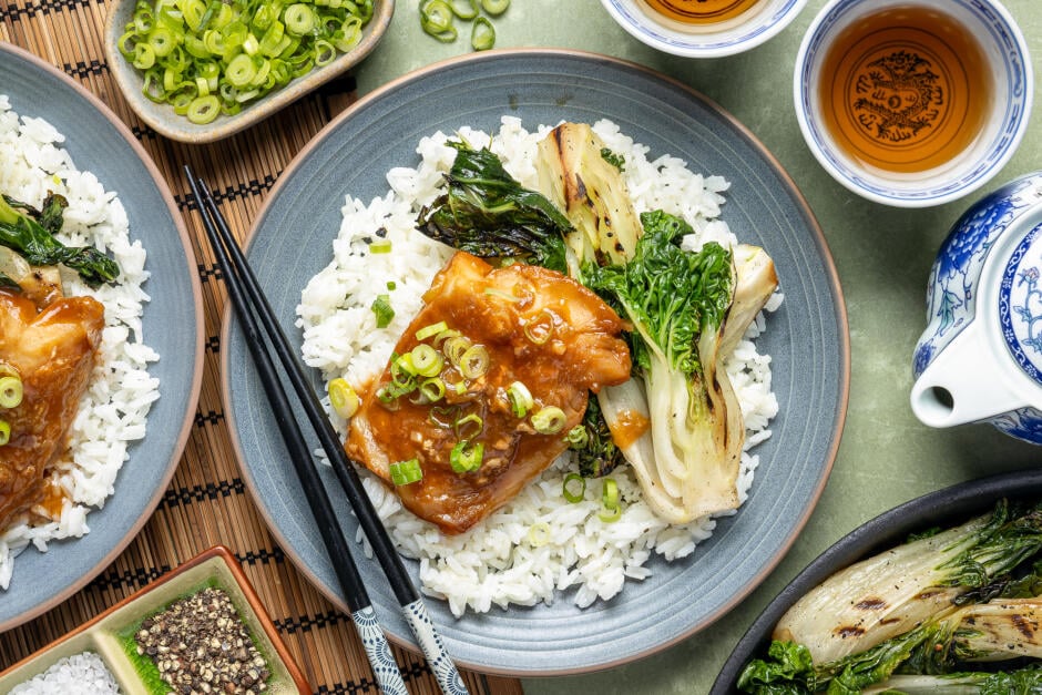 Morue en papillote d'inspiration chinoise