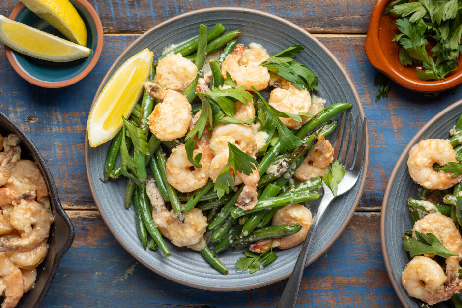 Shrimp Alfredo Skillet