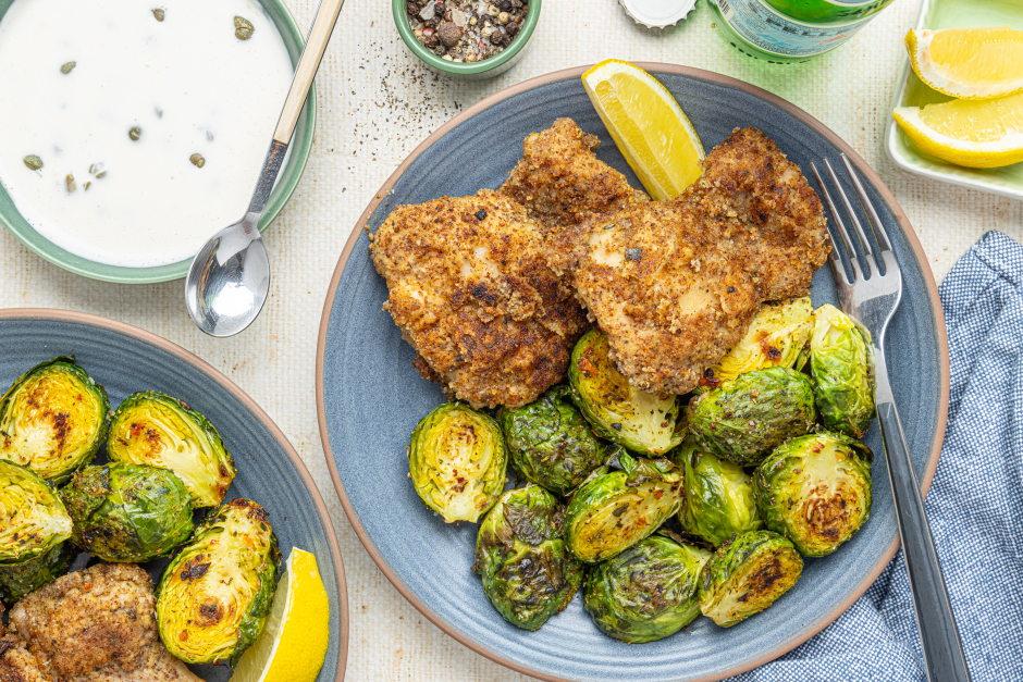 Sain + Sensé: «Schnitzels» de poulet à la farine d’amande