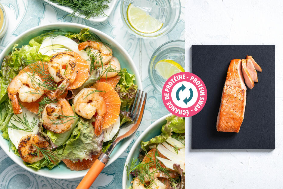 Protein Swap | Scandinavian Salmon Salad