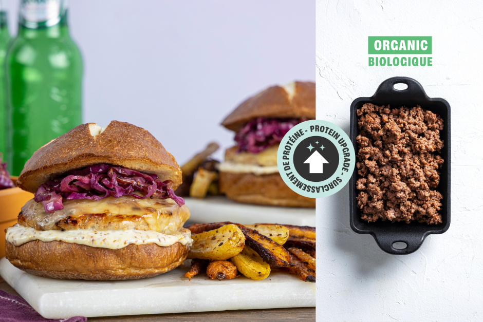 Protein Upgrade | Oktoberfest ORGANIC Beef Cheeseburgers