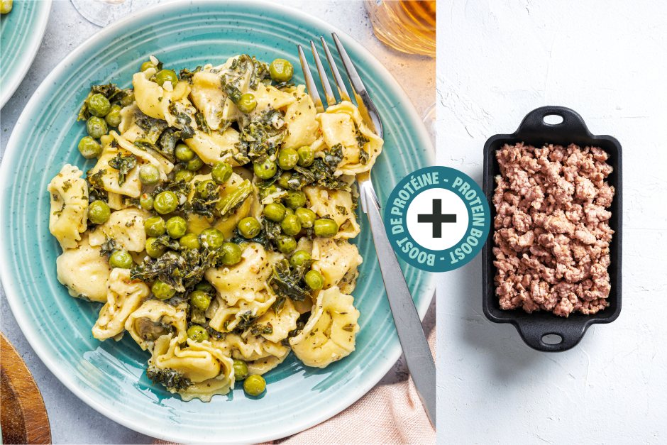 Protein Boost | Two-Step Sausage Meat Creamy Tortellini Al Limone
