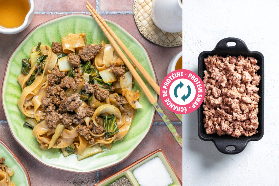 Protein Swap | Ground Pork Pad See Ew