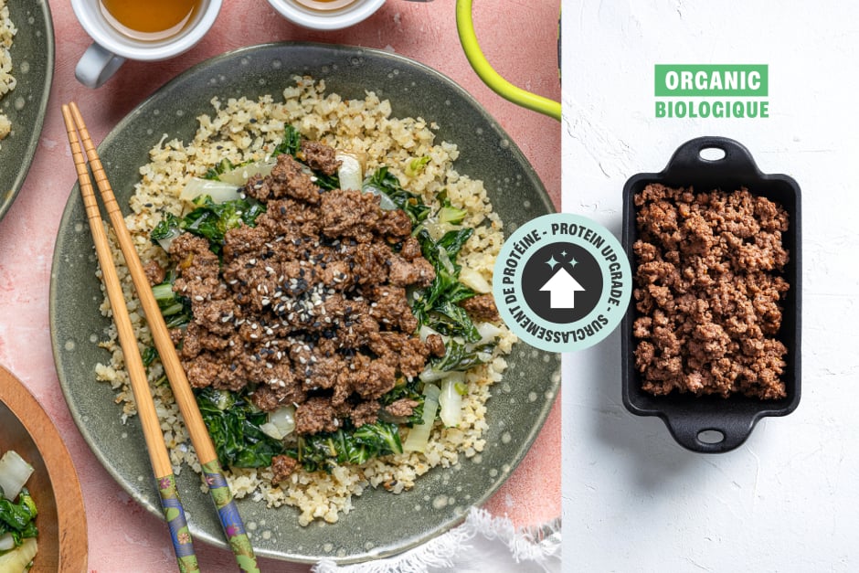 Protein Upgrade | Char Siu-Inspired ORGANIC Beef Bowls