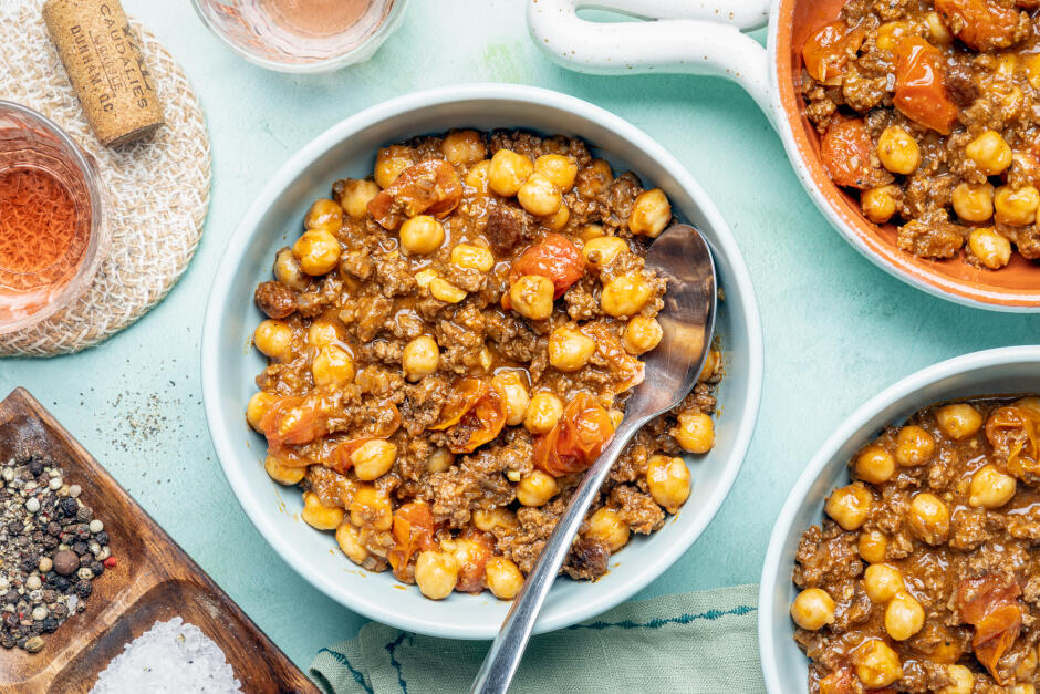 Quick Ras el Hanout Beef Chili