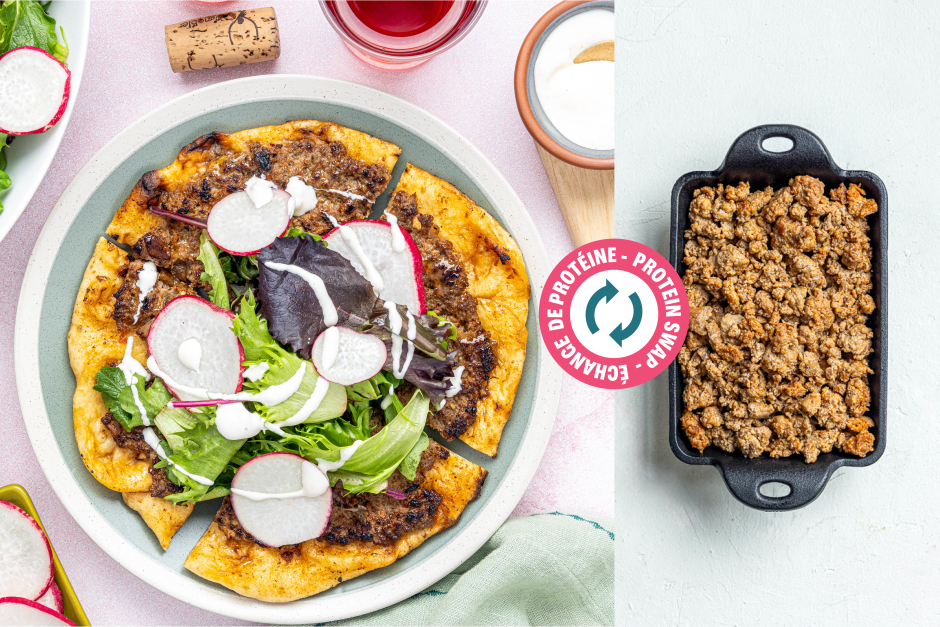 Protein Swap | Easy Middle Eastern Chorizo Lahmajoun