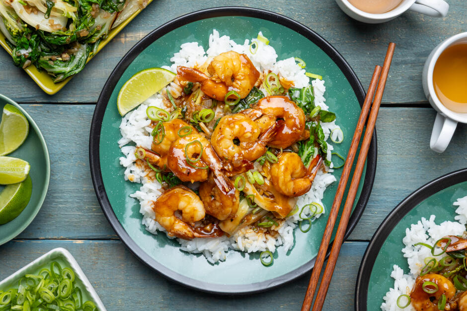 Vietnamese Caramelized Shrimp Bowls