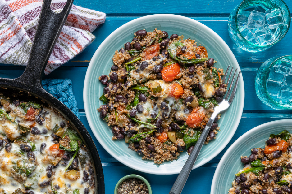 Cheesy Quinoa Taco Skillet