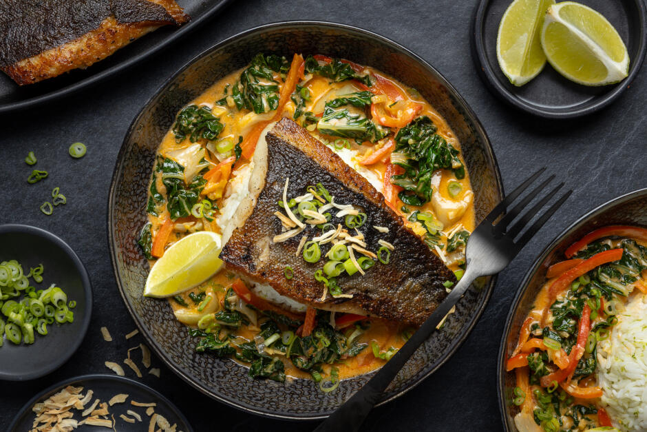Spicy Black Cod Coconut Curry