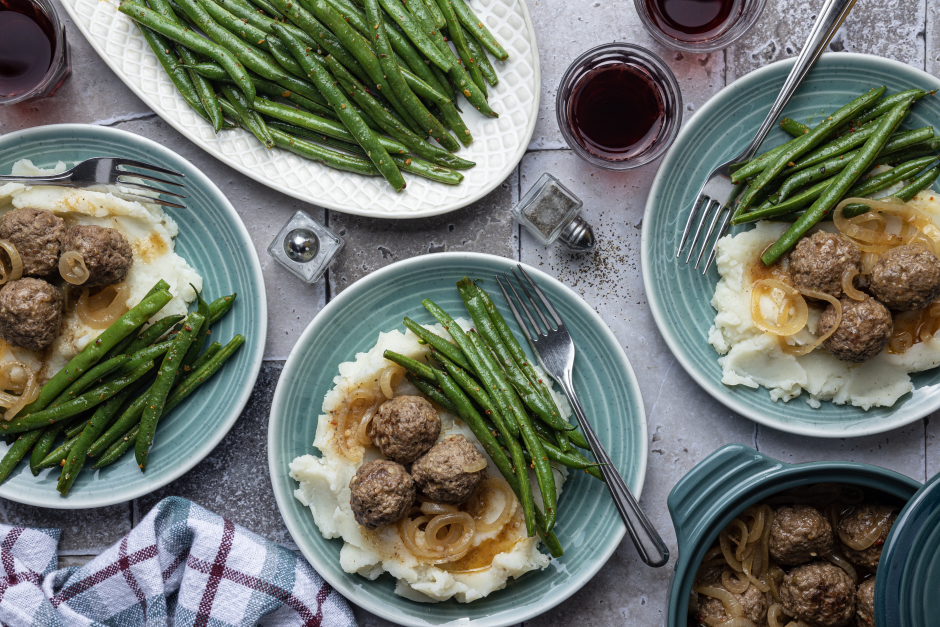 Beef Meatballs with Caramelized Onion