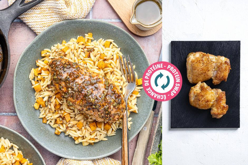 Protein Swap | Lemon-Sage Chicken Thighs