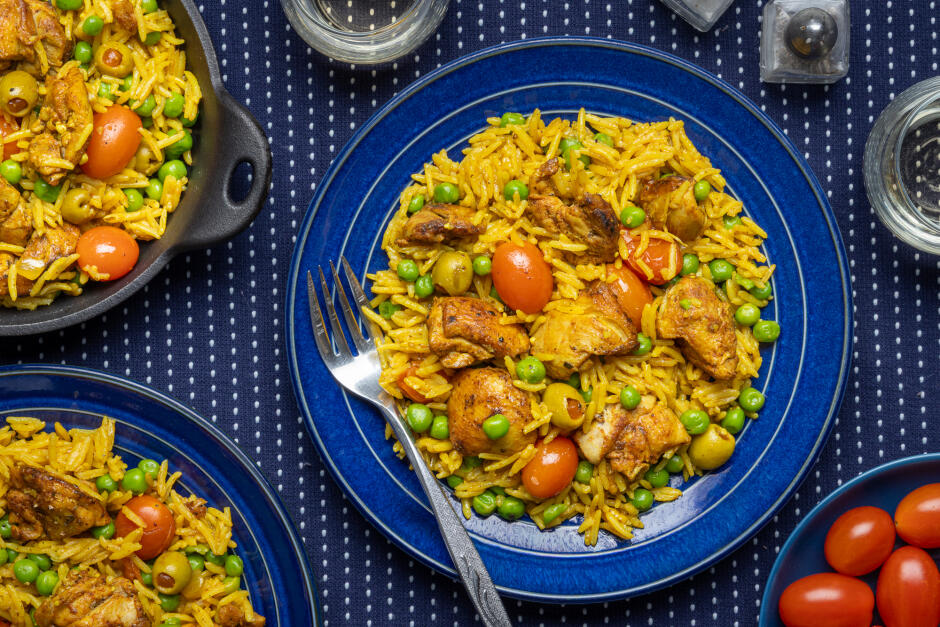 Puerto Rican Chicken & Rice