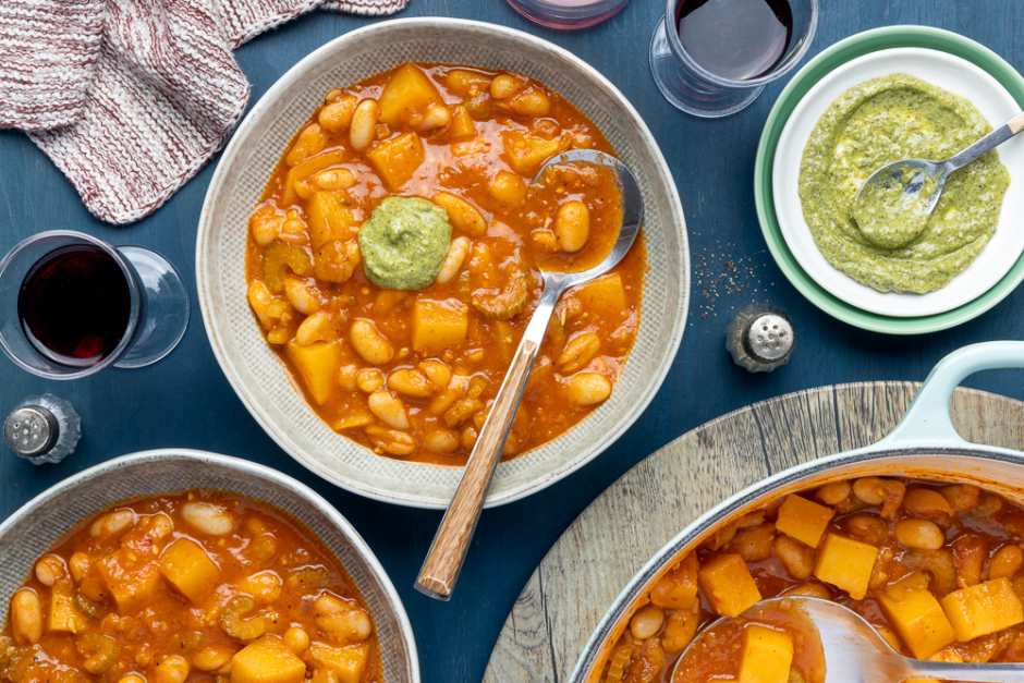 Cassoulet rustique végétarien