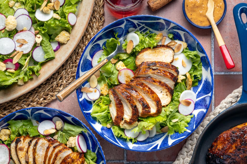 Salade de poulet à l'espagnole