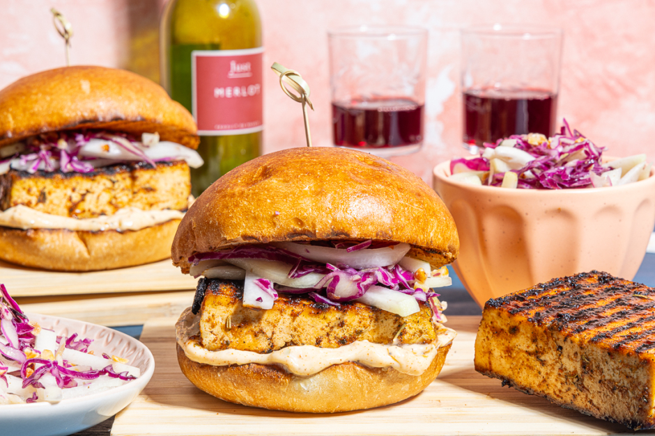 BBQ Southern Tofu Burgers