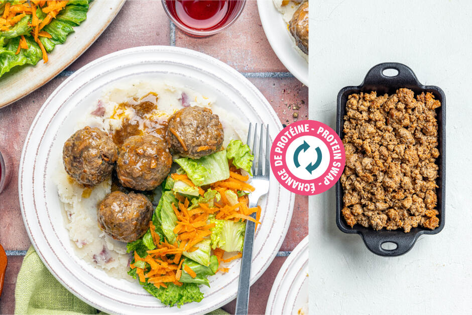 Protein Swap | Sweet Maple Chorizo 'n' Hidden Carrot Meatballs