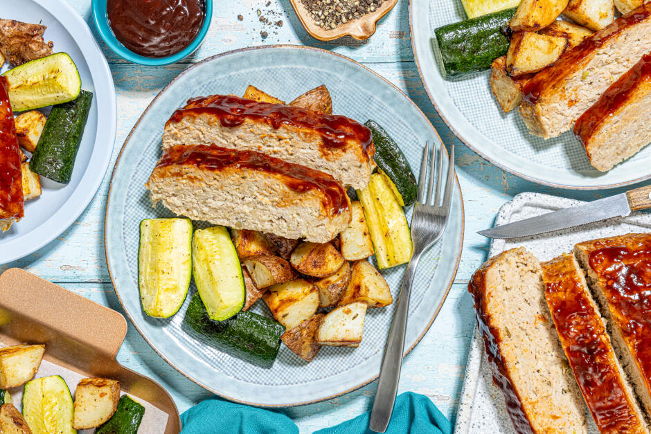 Apple-Cheddar Pork Meatloaf