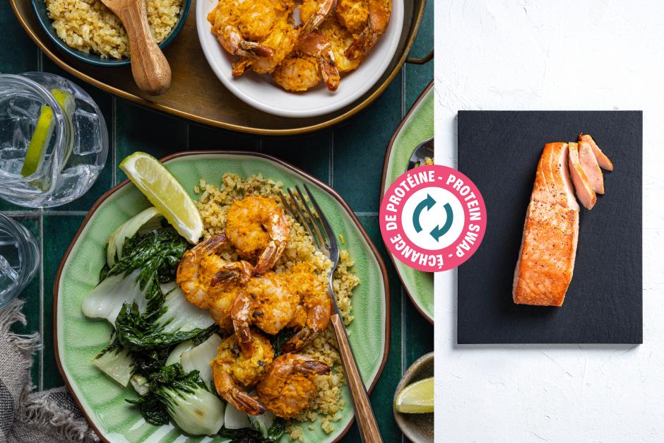 Protein Swap | Oven-Crisped Thai Coconut Curry Salmon