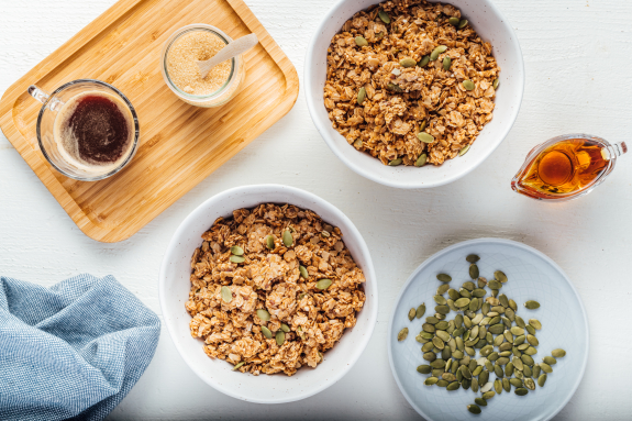 Maple + Quinoa Granola