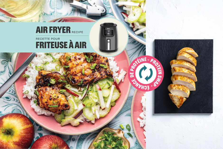 Échange de protéine | Poitrines de poulet collantes miel et ail