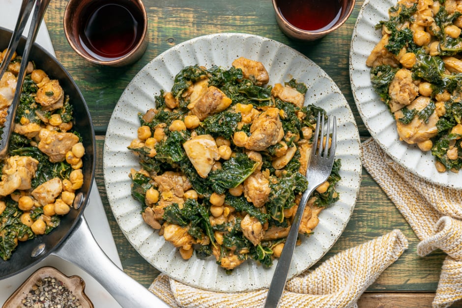 Chana masala au poulet