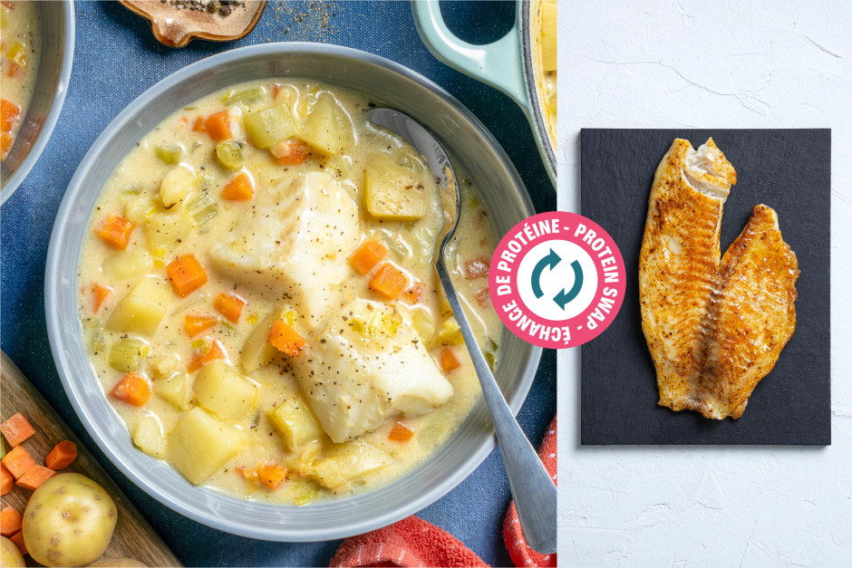 Protein Swap | One-Pot Nova Scotia Fish Chowder