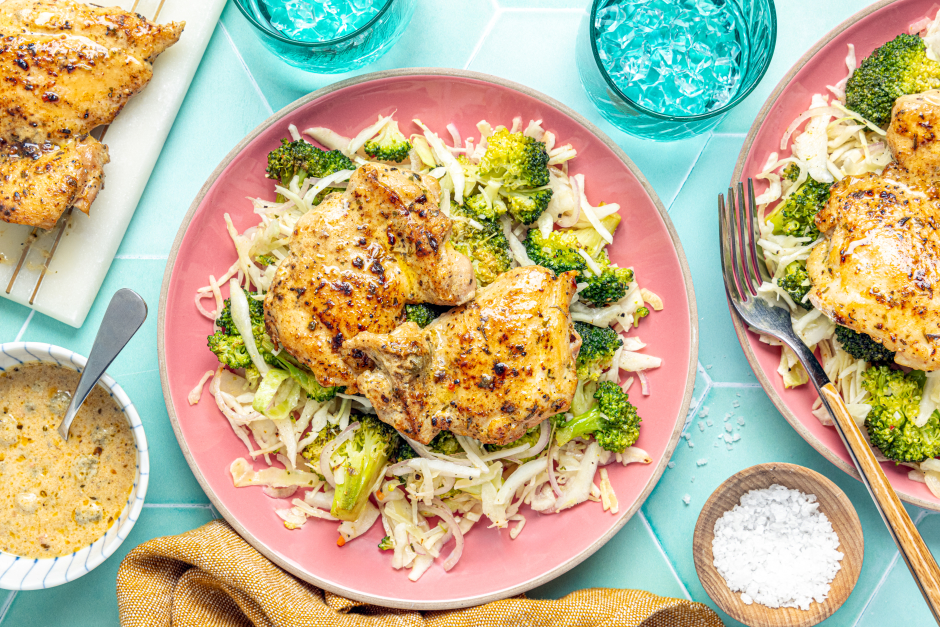 Cuisses de poulet crème sure-câpres