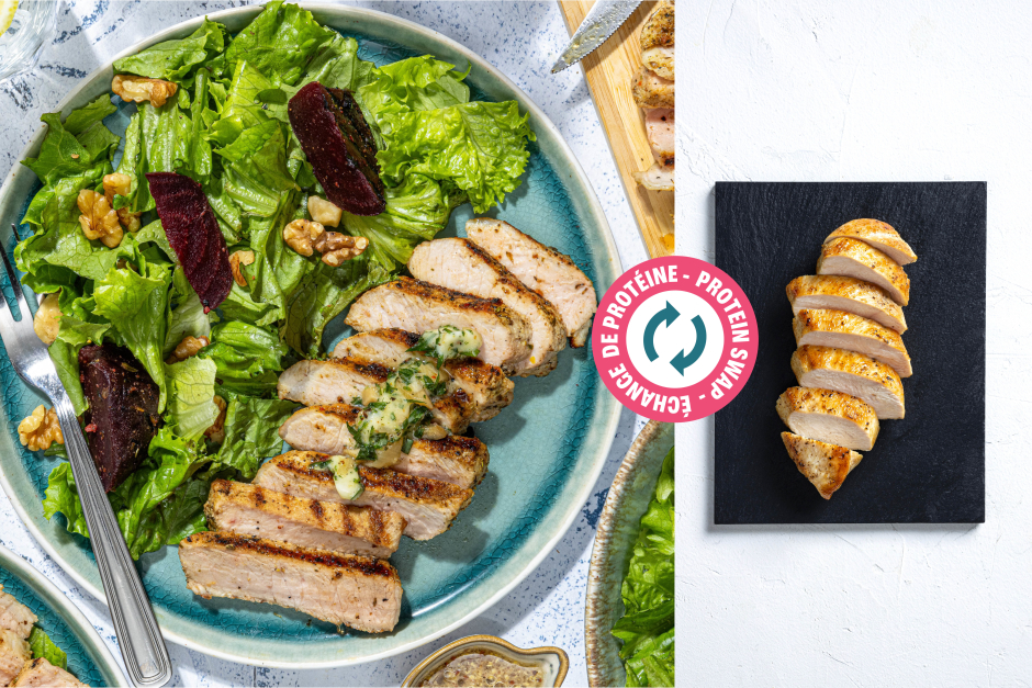 Protein Swap | BBQ Bistro Chicken Breasts with Tarragon Butter