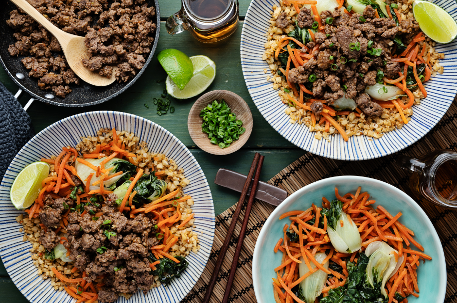 Paleo: Korean-Style Ground Beef Bowls