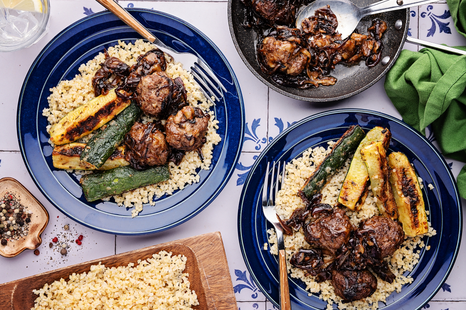 Carb-Wise: French Onion Beef Meatballs