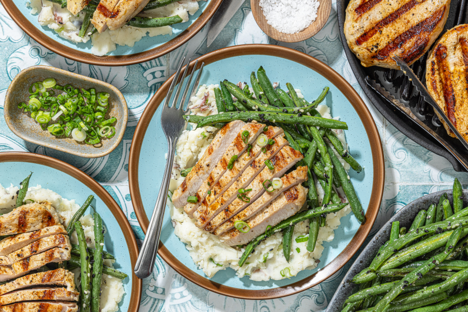 Grilled Maple-Dijon Pork Chops