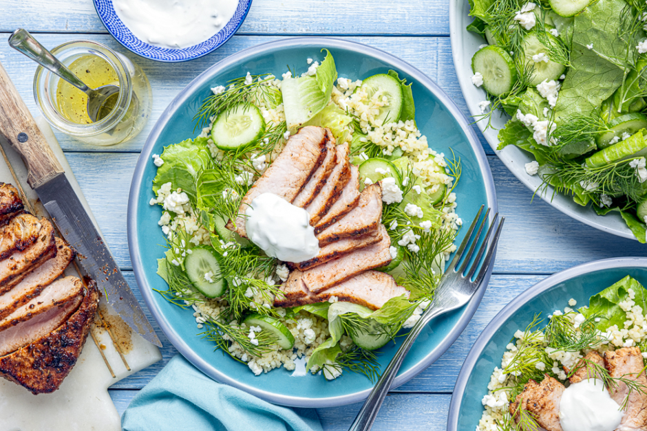 Pork Souvlaki Bowls