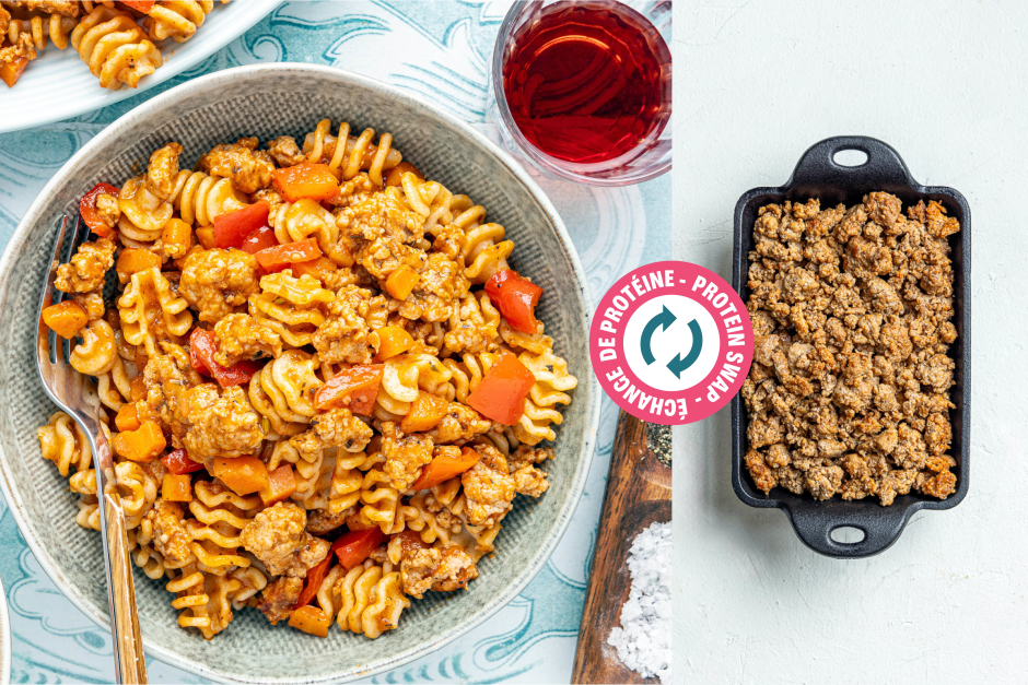 Protein Swap | Ground Chorizo Cacciatore Radiatore