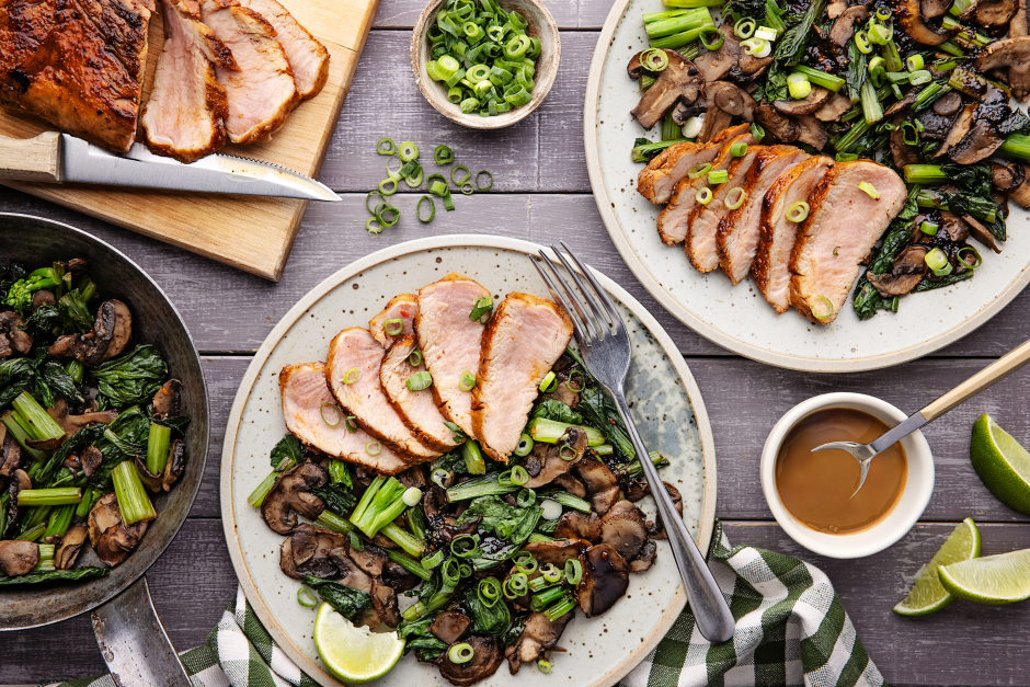 Sweet & Sour Glazed Pork Tenderloin