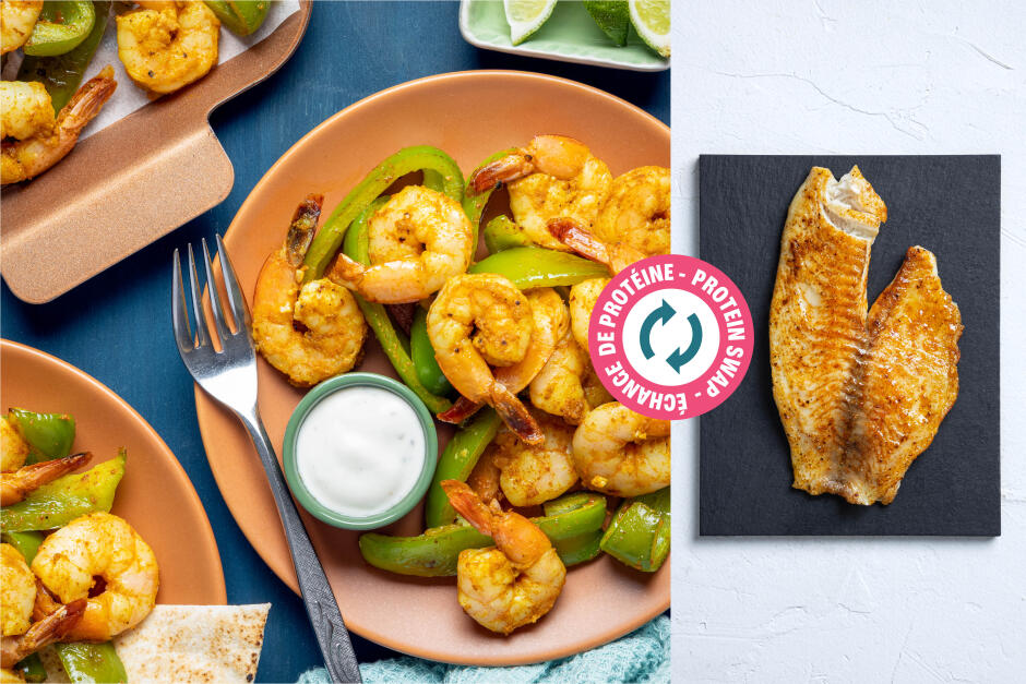 Échange de protéine | Tilapia tandoori sur plaque