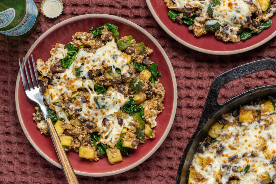 Cheesy Quinoa Taco Skillet