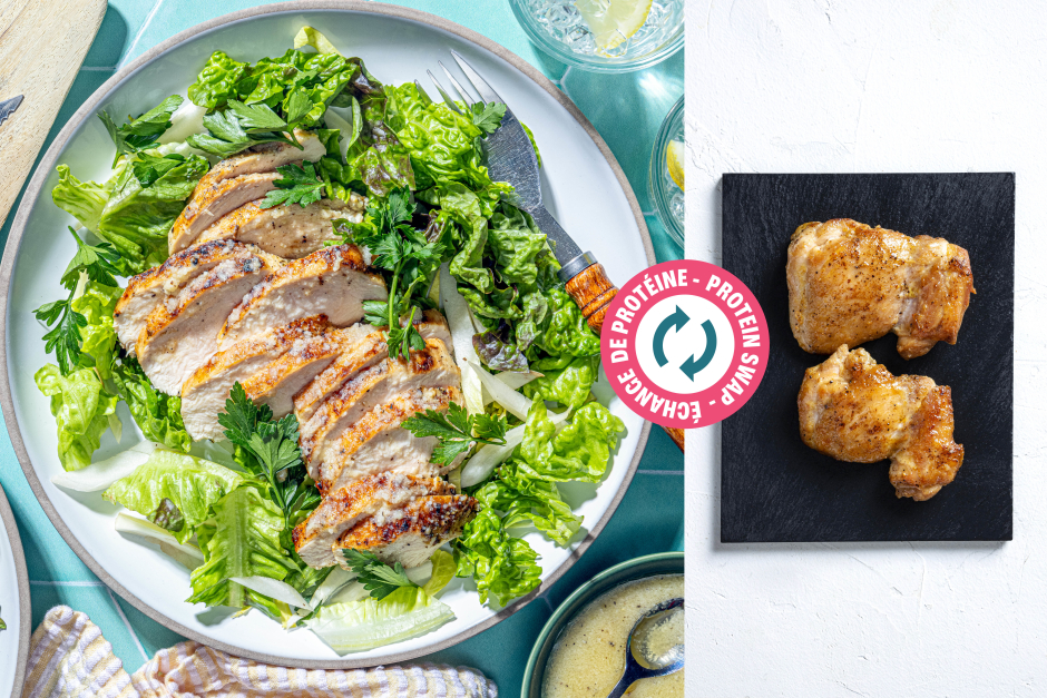 Protein Swap | Grilled Cacio e Pepe Chicken Thighs