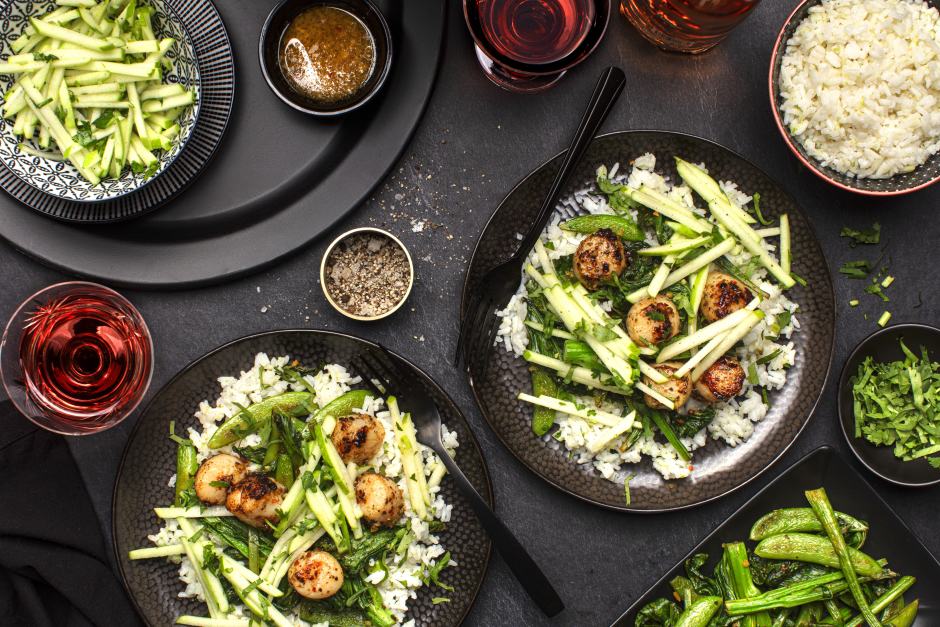 L’Artisan: Seared Scallops with Lemongrass & Lime