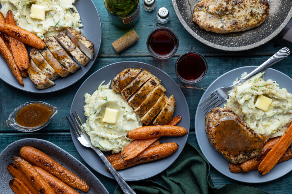St. Patrick’s Day Maple-Glazed Pork Chops