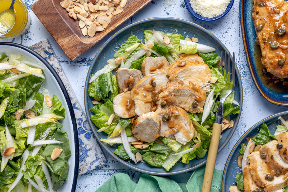 Protein Swap | Roasted Garlic Chicken Piccata