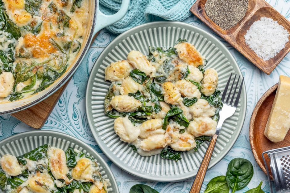 One-Pan Gnocchi Alfredo Al Forno