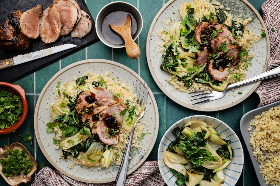 Keto: Pork Tenderloin with Soy Pan Sauce