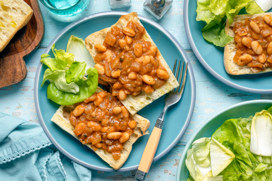 British-Style Baked Beans on Toast