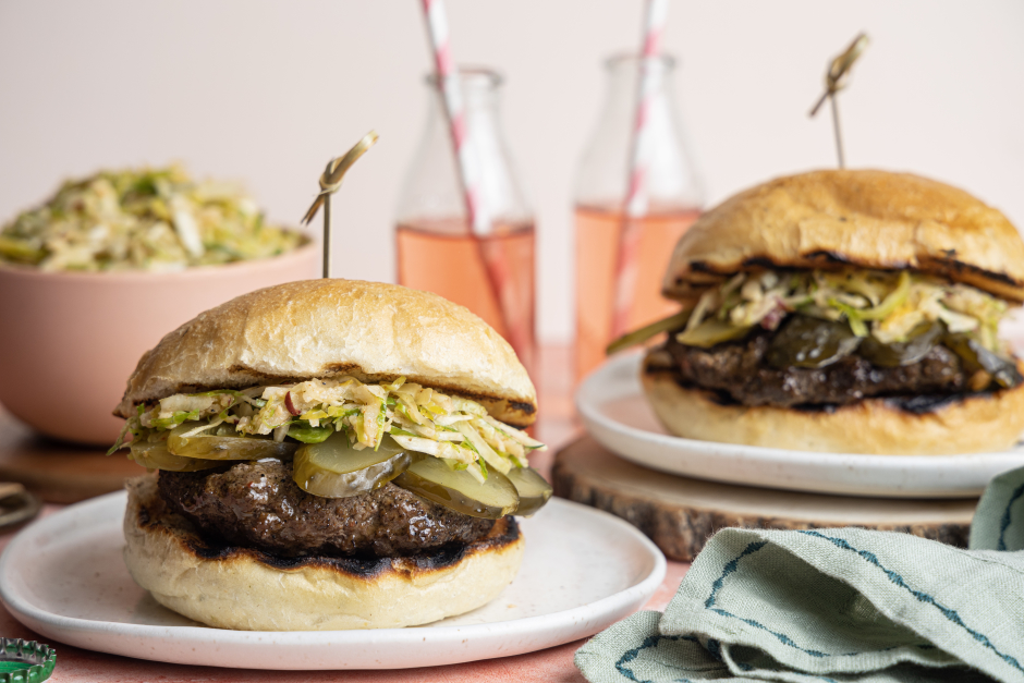 Quick BBQ Beef Burgers