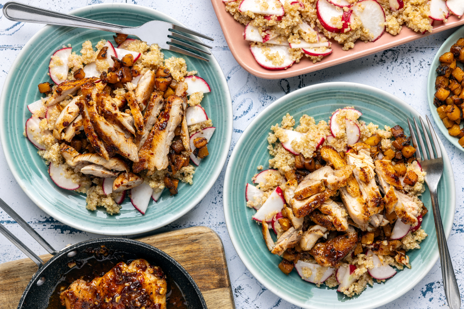 Spicy Chipotle-Maple Chicken Thighs