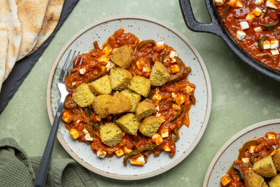 Spicy Falafel Shakshuka