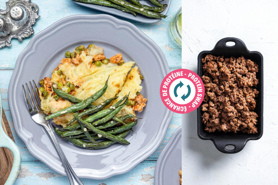 Protein Swap | Beef & Pea Shepherd’s Pie
