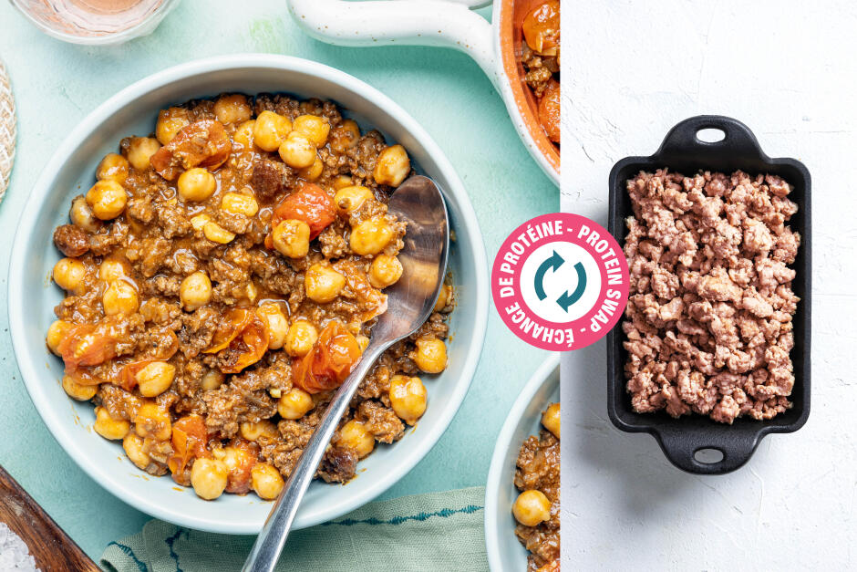 Protein Swap | Quick Ras el Hanout Pork Chili