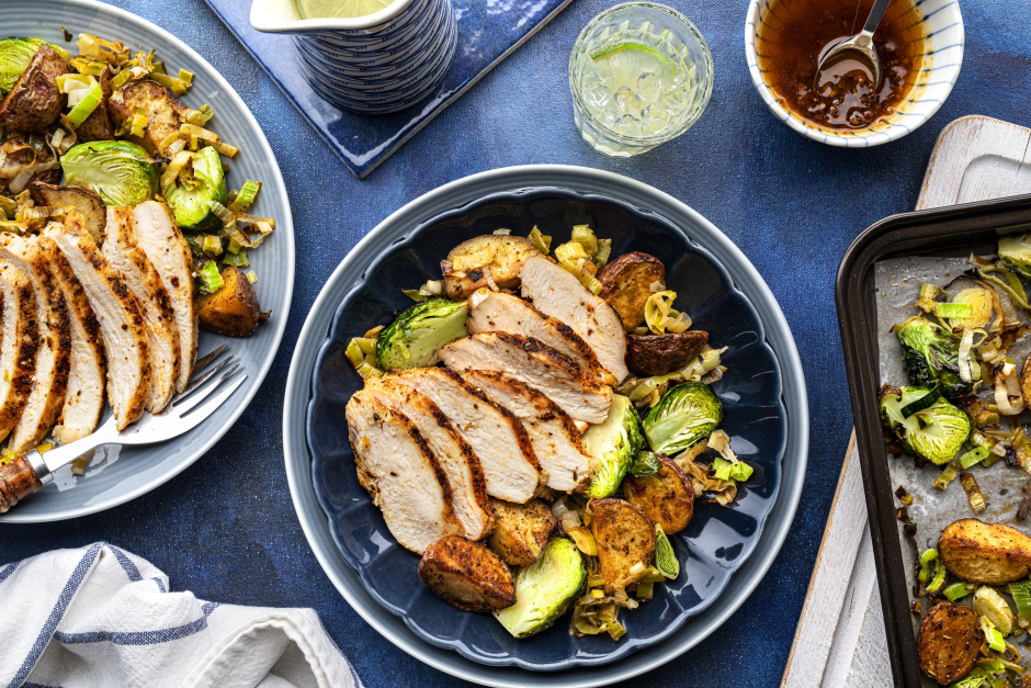 Seared Chicken Breasts with Honey-Garlic Butter
